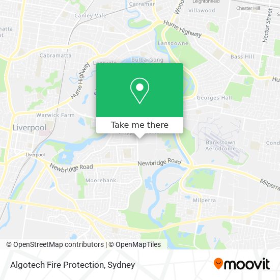 Algotech Fire Protection map