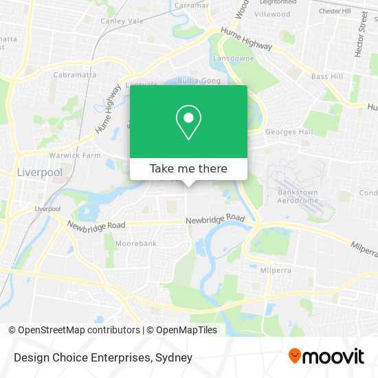 Design Choice Enterprises map