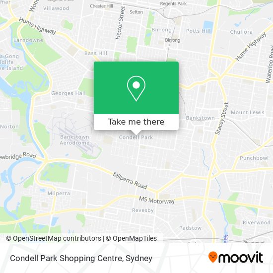 Condell Park Shopping Centre map