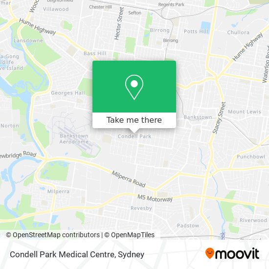 Mapa Condell Park Medical Centre