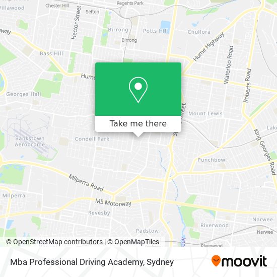 Mapa Mba Professional Driving Academy