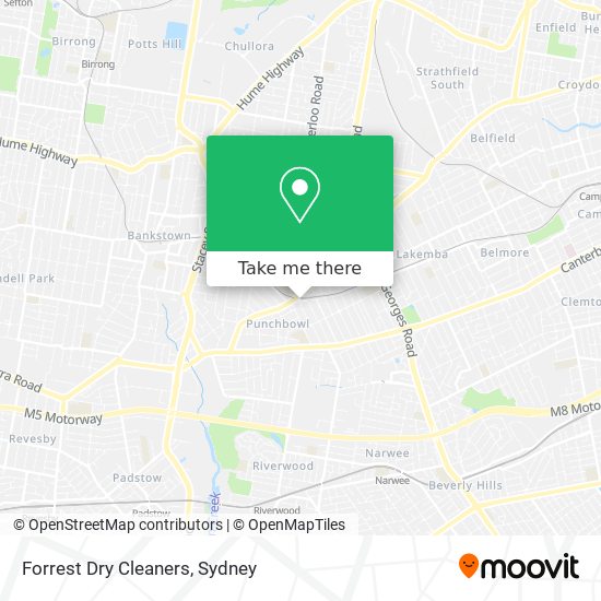 Forrest Dry Cleaners map
