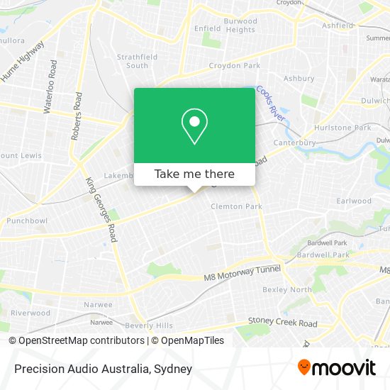 Precision Audio Australia map