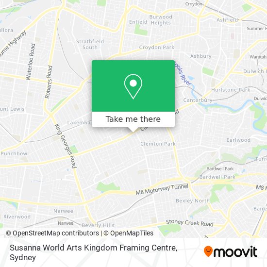 Susanna World Arts Kingdom Framing Centre map