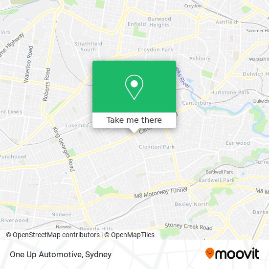 One Up Automotive map