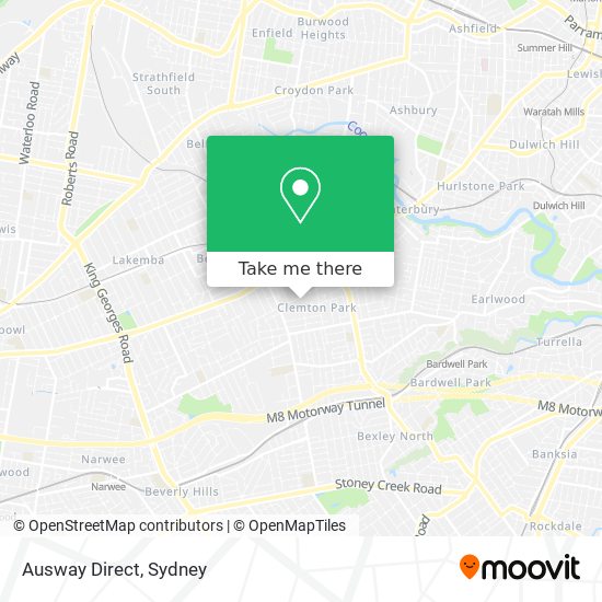 Mapa Ausway Direct