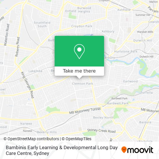 Mapa Bambinis Early Learning & Developmental Long Day Care Centre