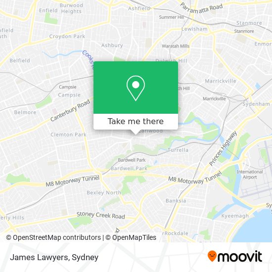 James Lawyers map