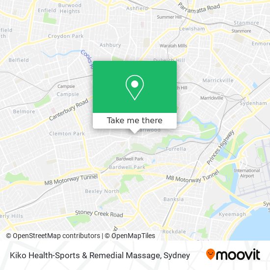 Mapa Kiko Health-Sports & Remedial Massage