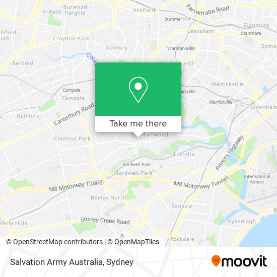 Salvation Army Australia map