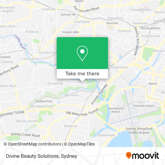 Divine Beauty Solutions map