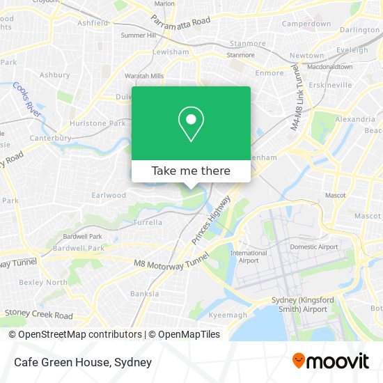 Mapa Cafe Green House
