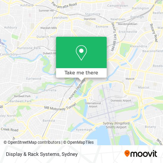 Display & Rack Systems map