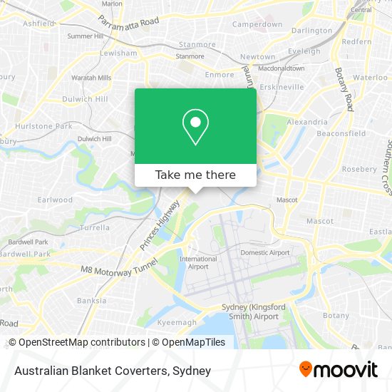 Australian Blanket Coverters map