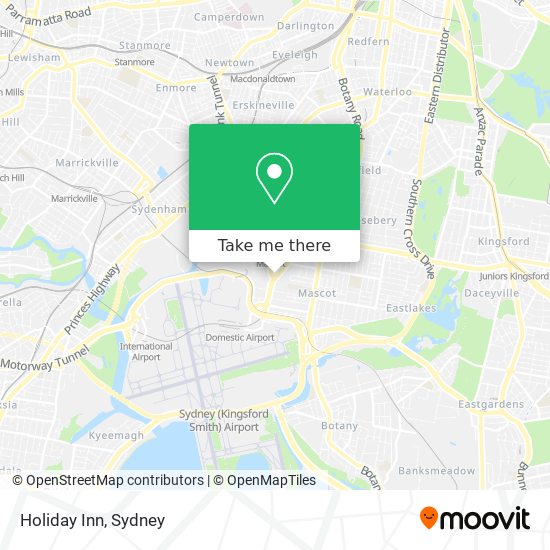 Holiday Inn map