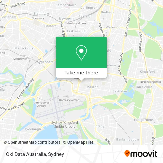 Oki Data Australia map
