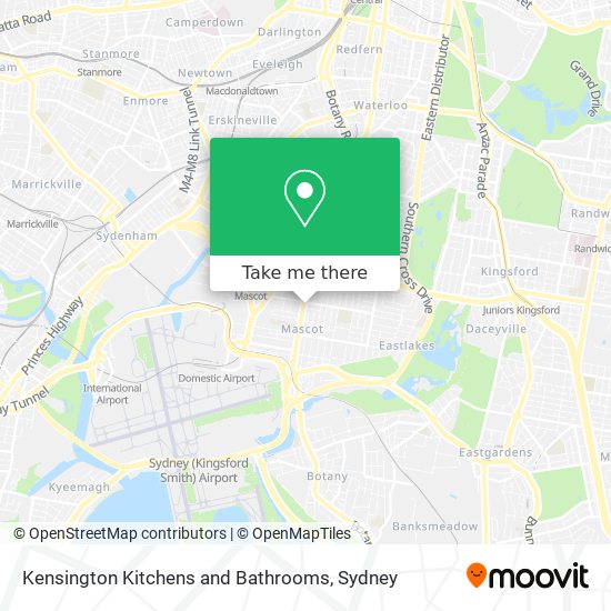 Kensington Kitchens and Bathrooms map