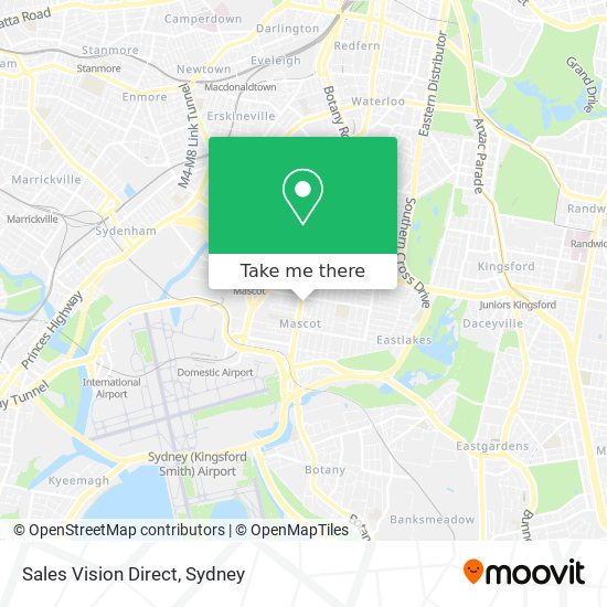 Sales Vision Direct map