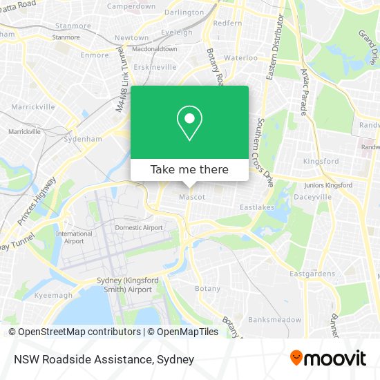 NSW Roadside Assistance map