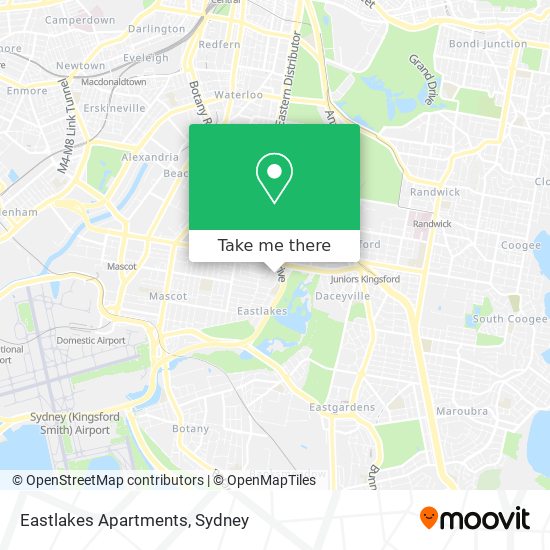 Eastlakes Apartments map