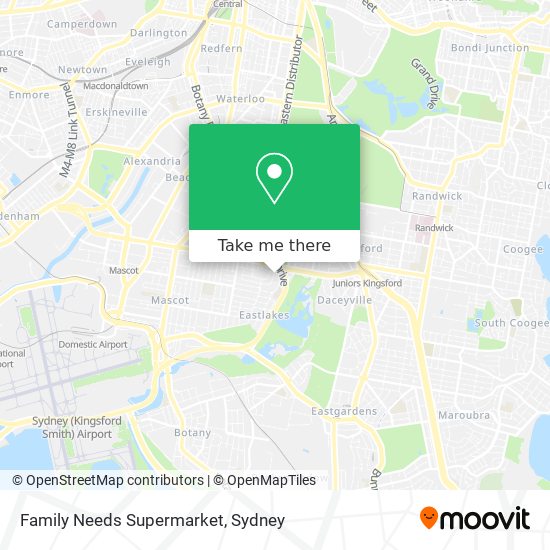 Family Needs Supermarket map