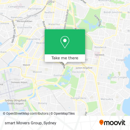 smart Movers Group map