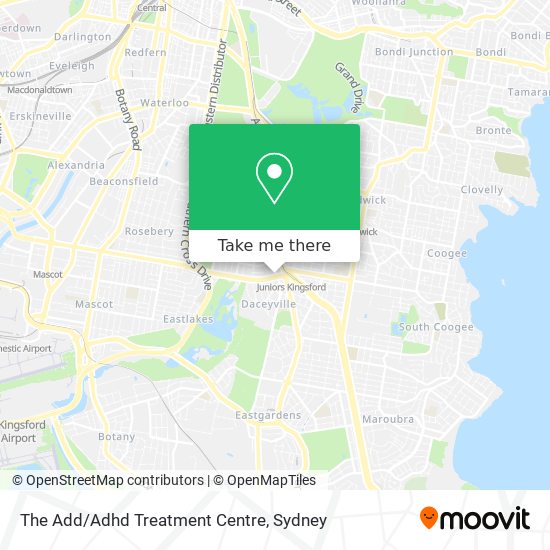 The Add/Adhd Treatment Centre map