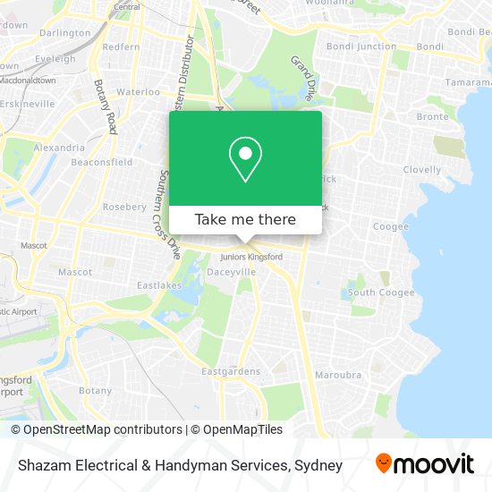 Shazam Electrical & Handyman Services map