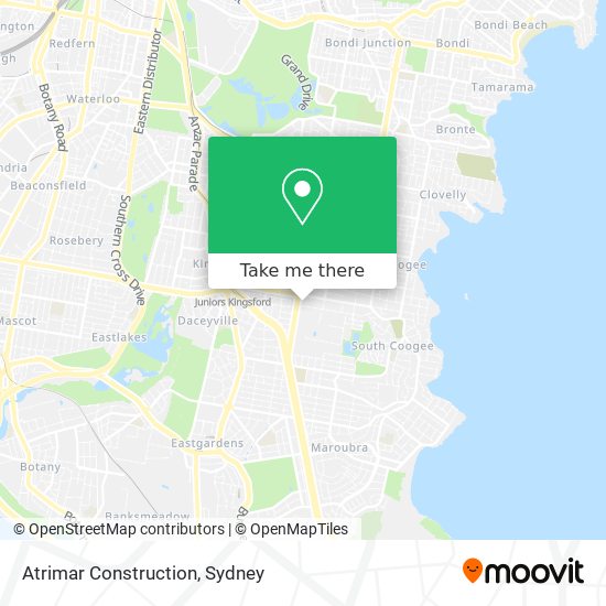 Atrimar Construction map