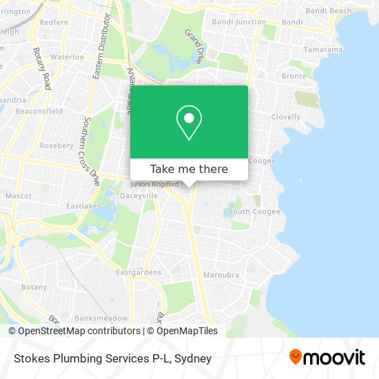 Mapa Stokes Plumbing Services P-L