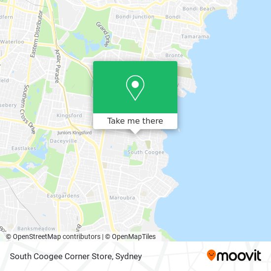 South Coogee Corner Store map