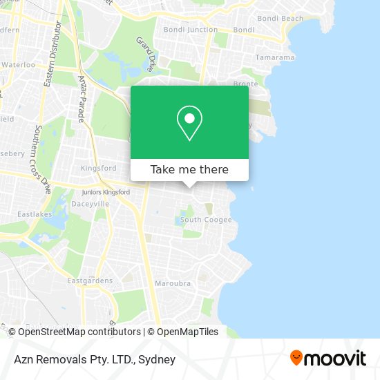 Azn Removals Pty. LTD. map