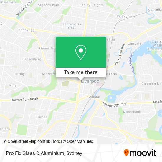 Pro Fix Glass & Aluminium map