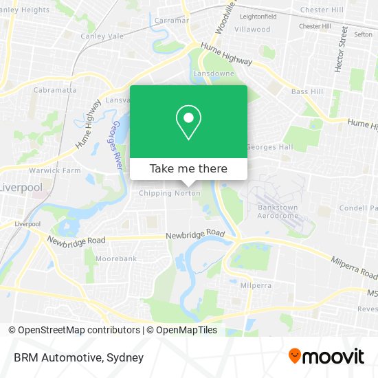 BRM Automotive map