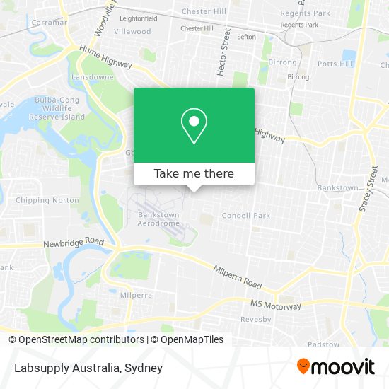 Mapa Labsupply Australia