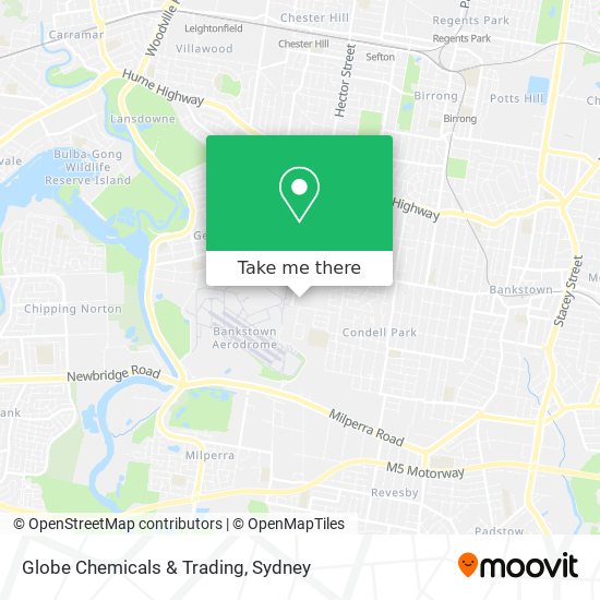 Mapa Globe Chemicals & Trading