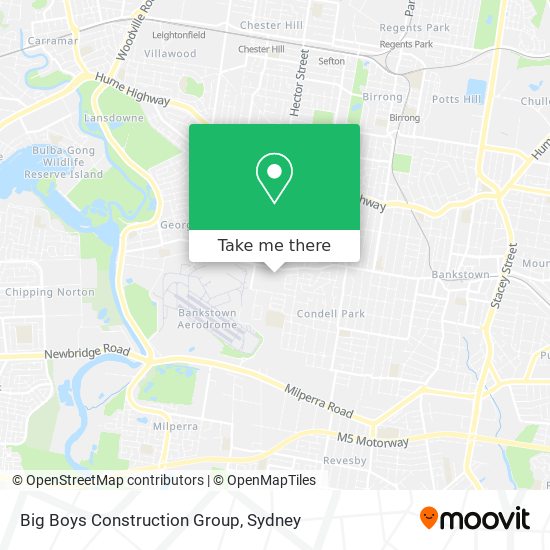Big Boys Construction Group map
