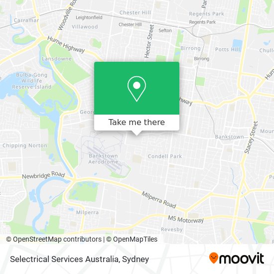 Mapa Selectrical Services Australia