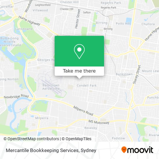 Mercantile Bookkeeping Services map