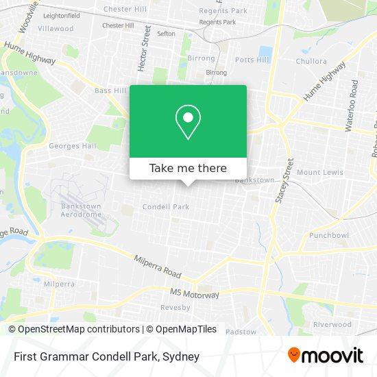 First Grammar Condell Park map