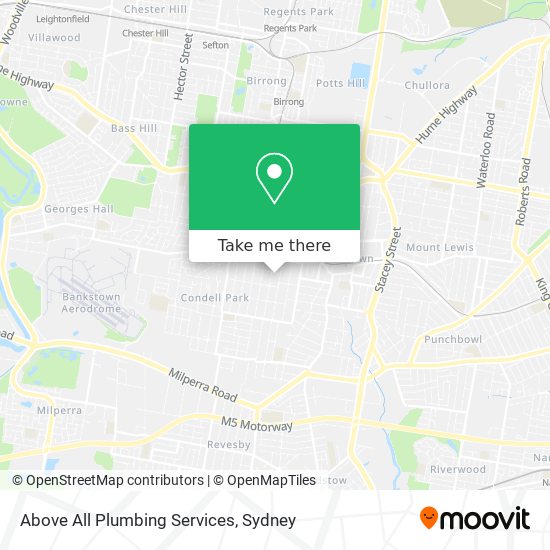 Mapa Above All Plumbing Services