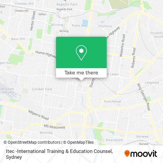 Itec -International Training & Education Counsel map