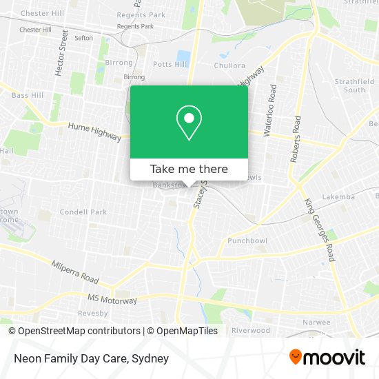 Neon Family Day Care map