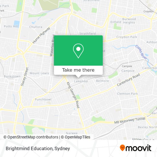 Brightmind Education map