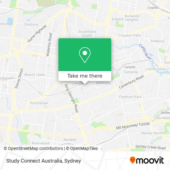 Study Connect Australia map