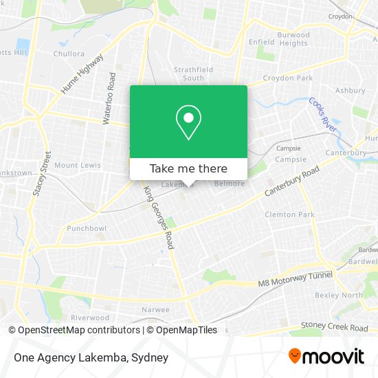 Mapa One Agency Lakemba