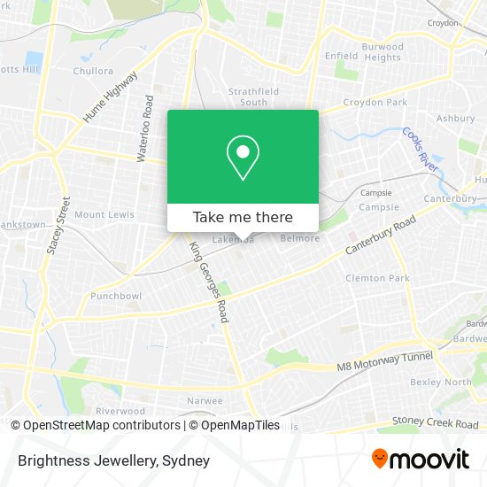 Brightness Jewellery map