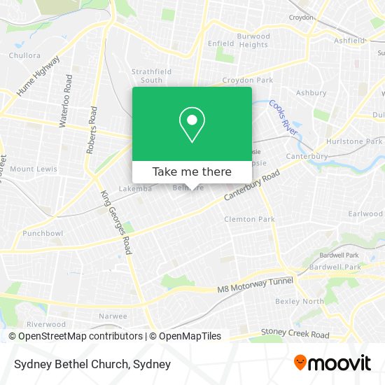 Sydney Bethel Church map