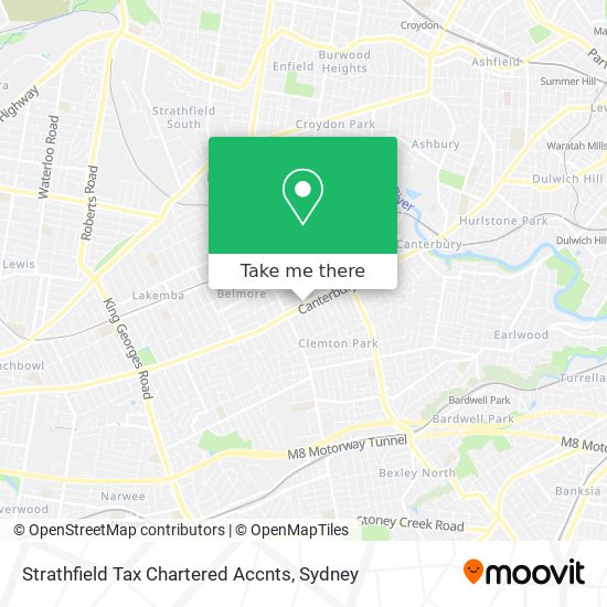 Mapa Strathfield Tax Chartered Accnts