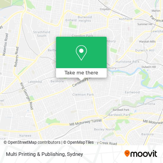 Multi Printing & Publishing map